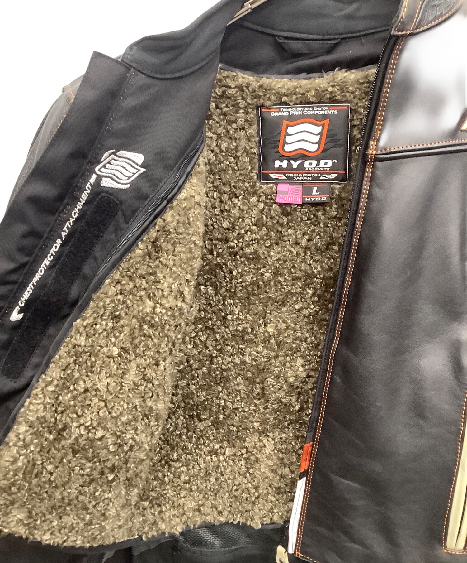 中古・古着通販】HYOD (ヒョウドウ) レーシングジャケット ブラック