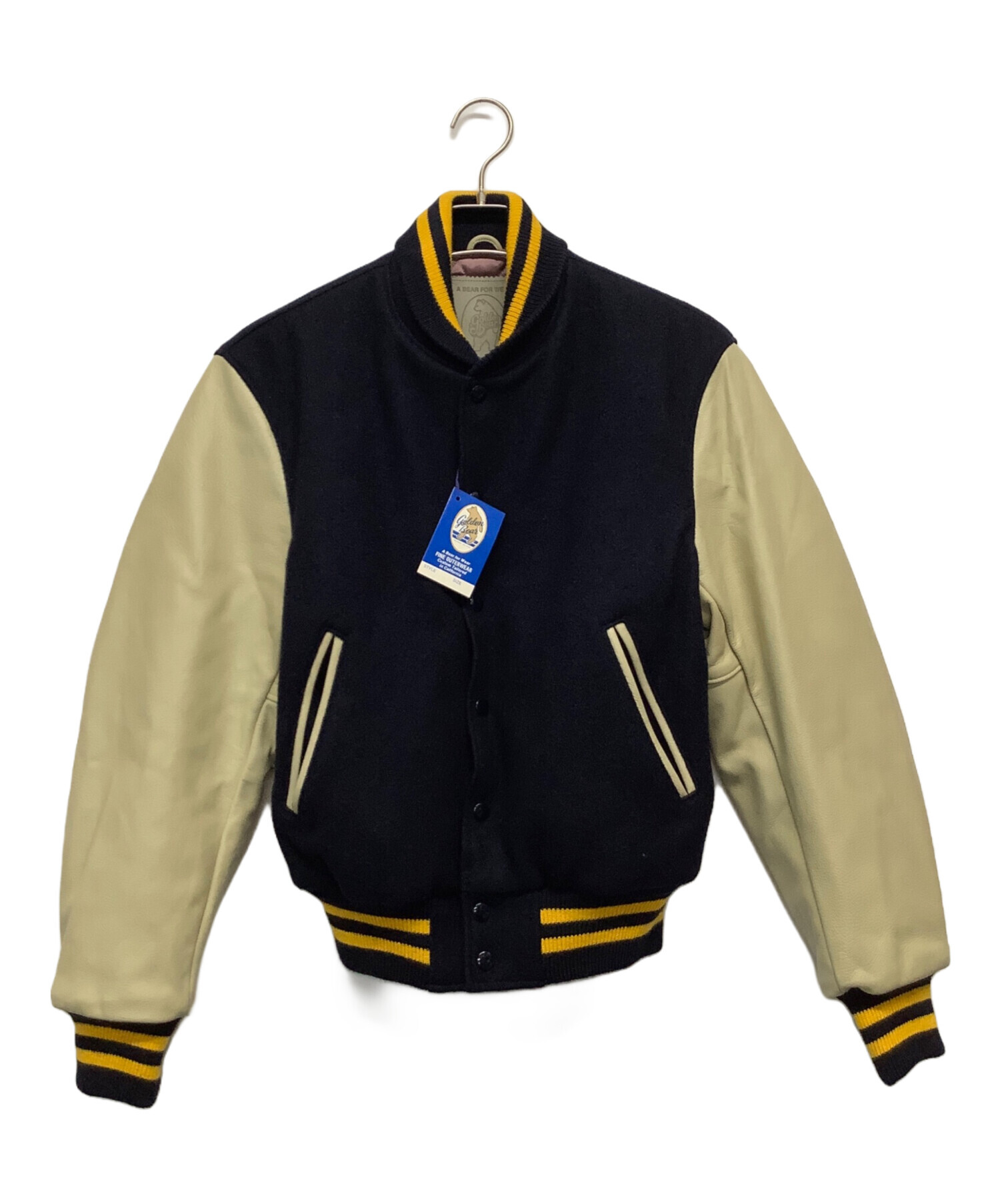 中古・古着通販】Golden Bear (ゴールデンベア) スタジャン ブラック