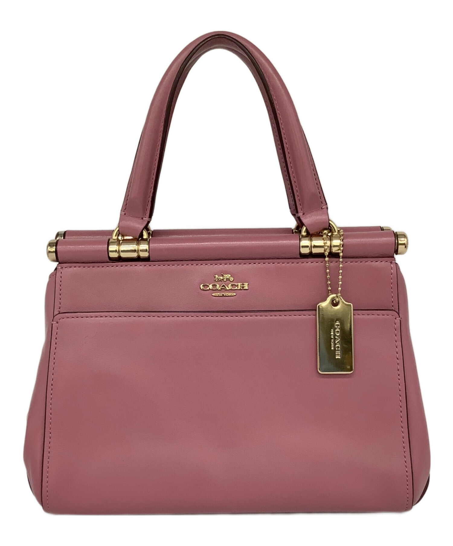 中古・古着通販】COACH (コーチ) グレース 2WAY ハンドバッグ ピンク