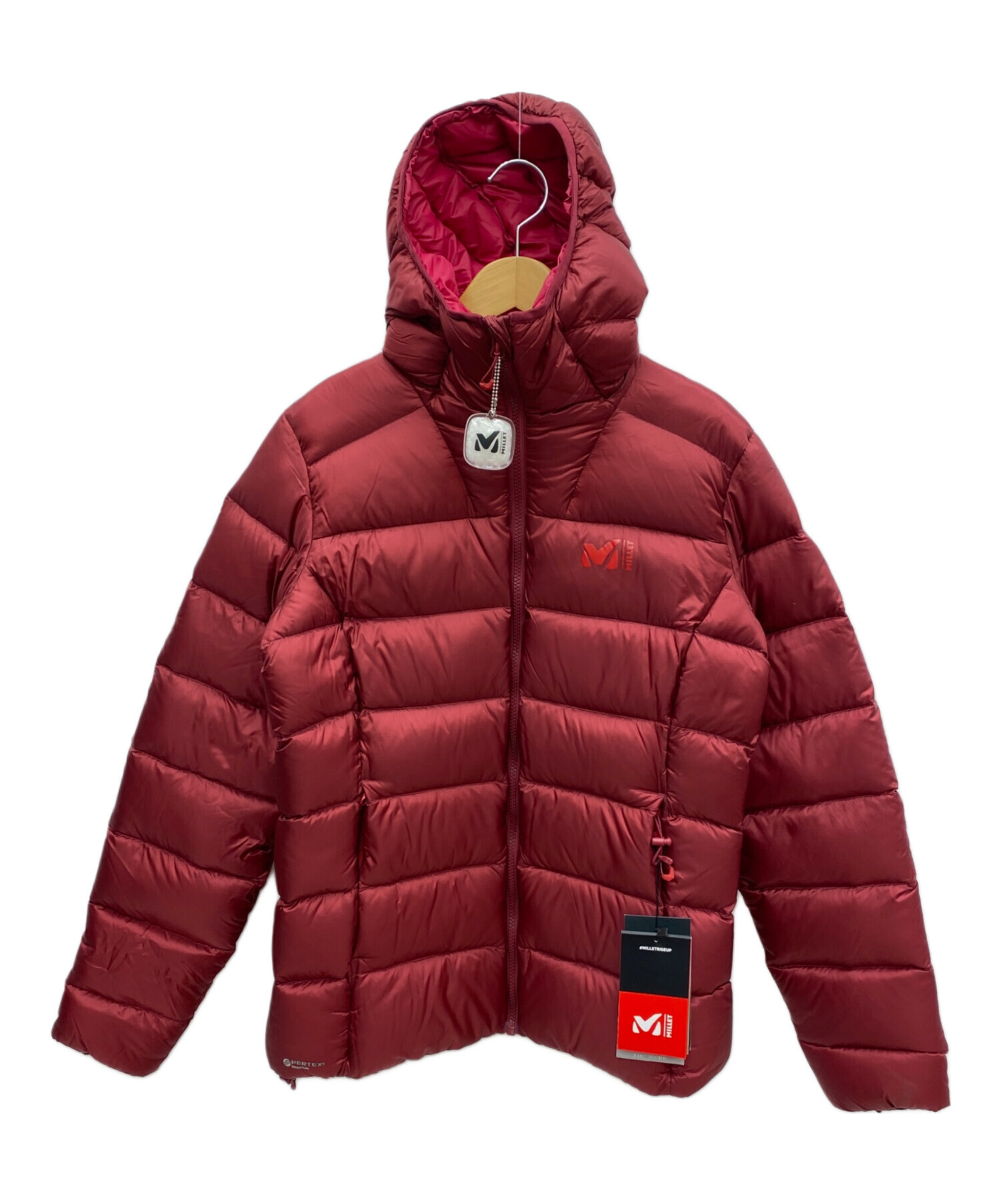 中古・古着通販】MILLET (ミレー) K ダウンジャケット レッド サイズ