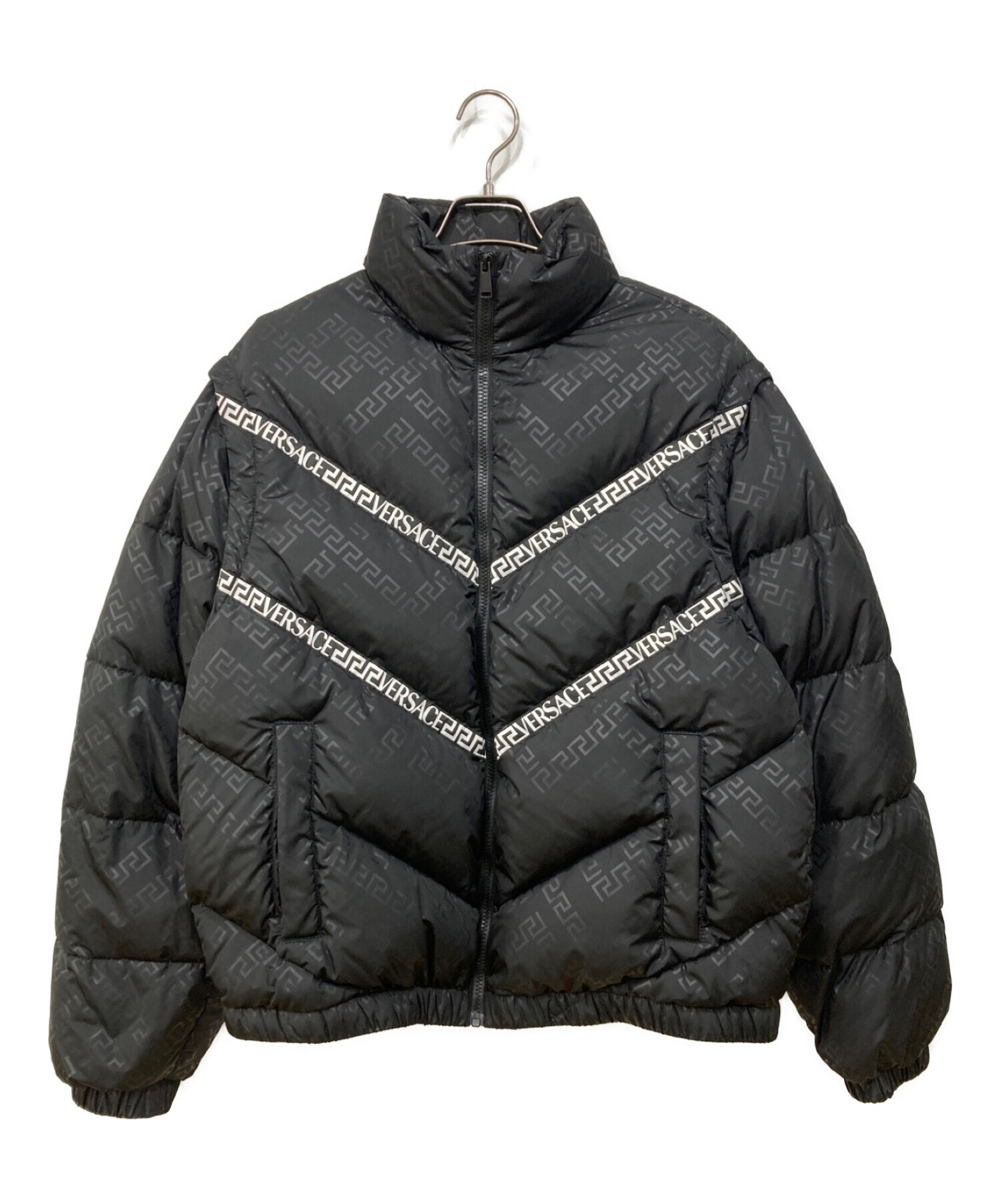 中古・古着通販】VERSACE (ヴェルサーチェ) ダウンジャケット ブラック