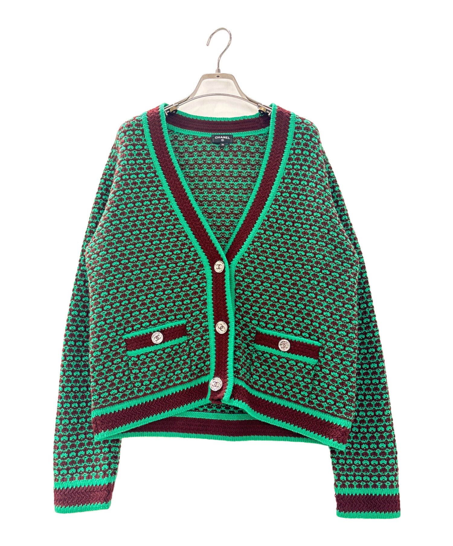 中古・古着通販】CHANEL (シャネル) ココマークボタン カシミヤニット