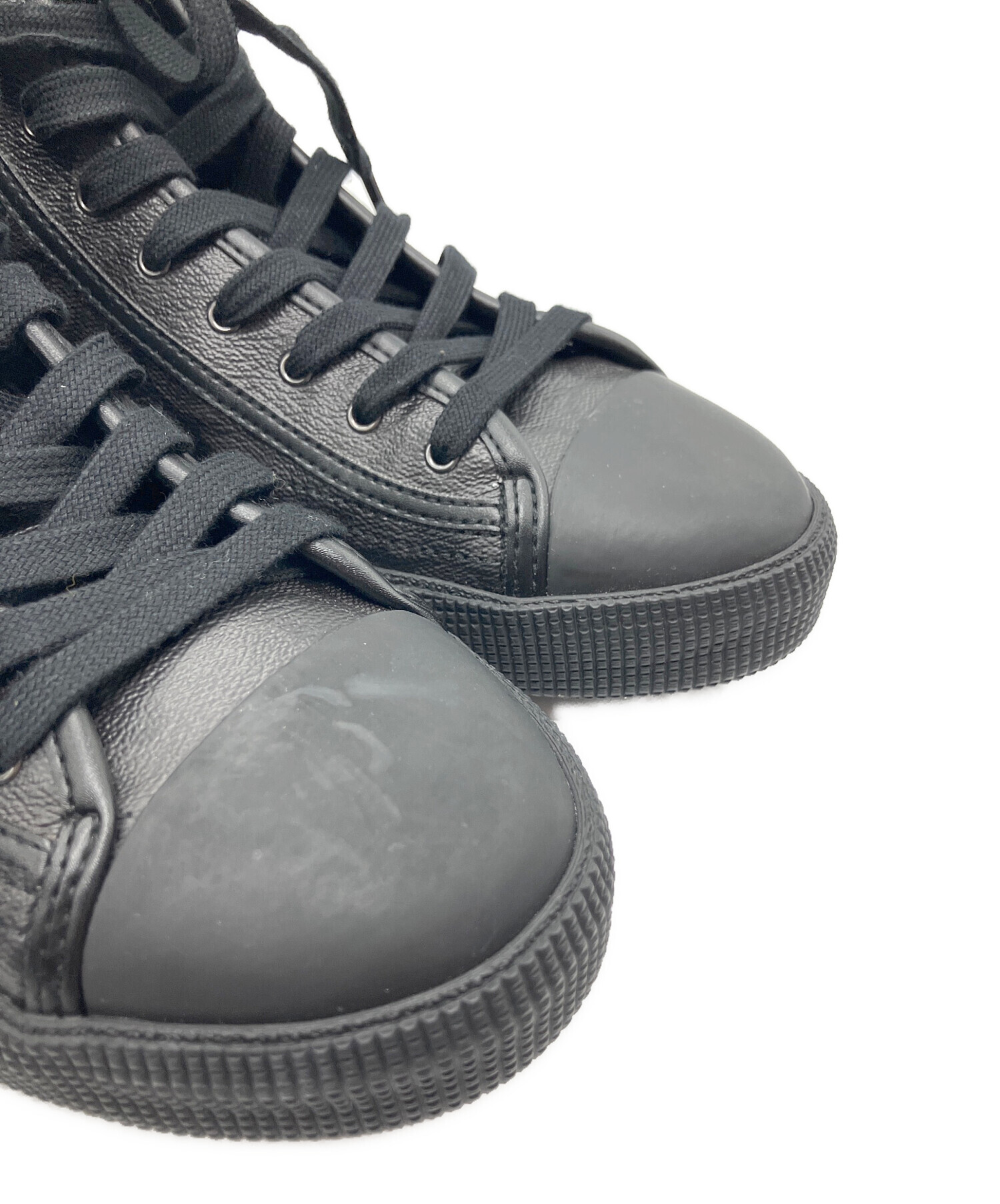 中古・古着通販】COACH (コーチ) ハイカットスニーカー ブラック