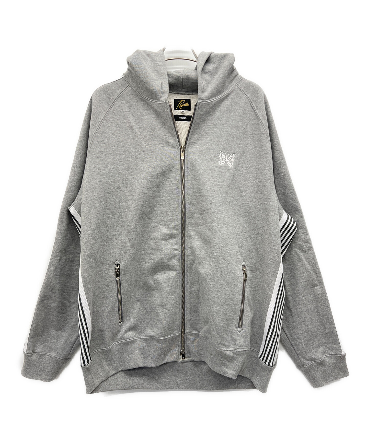 中古・古着通販】Needles (ニードルズ) ジップパーカー グレー サイズ