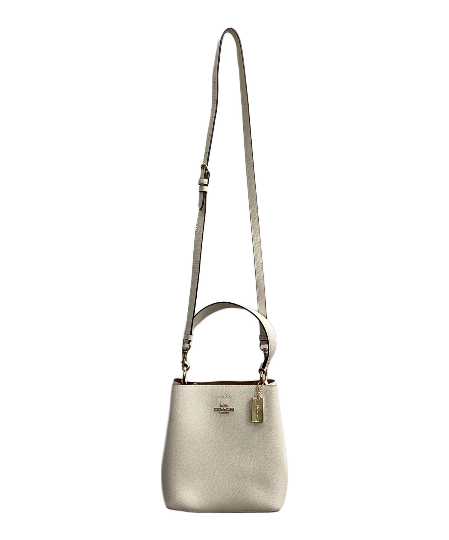 中古・古着通販】COACH (コーチ) 2WAYバッグ ホワイト｜ブランド・古着