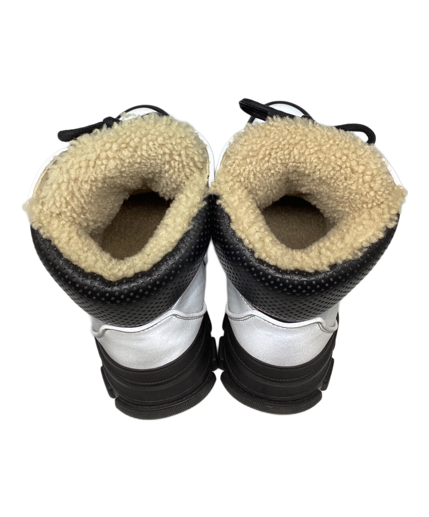 中古・古着通販】GUCCI (グッチ) スノーブーツ グレー サイズ:無し