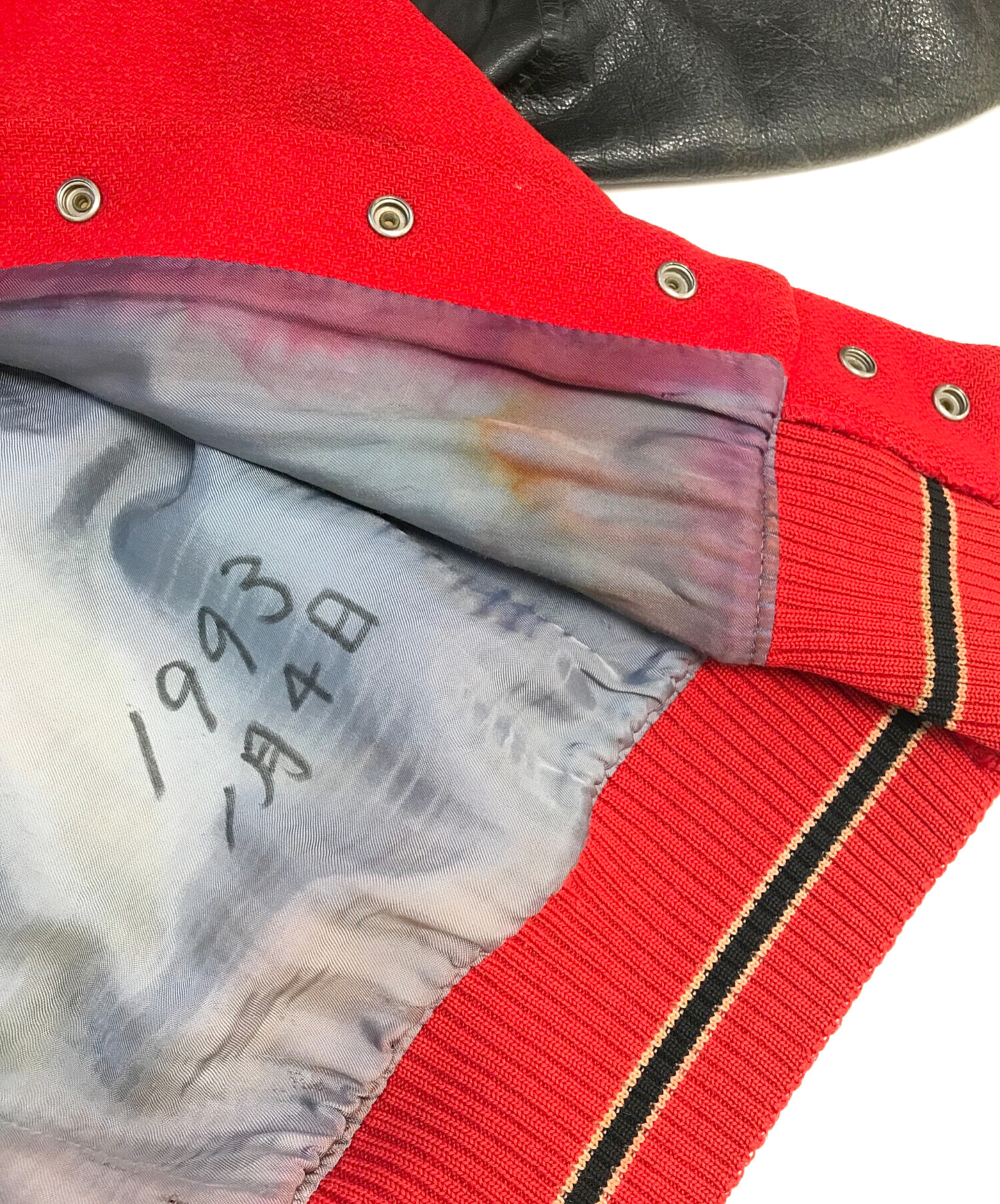 中古・古着通販】VINTAGE (ヴィンテージ) スタジャン レッド サイズ:44