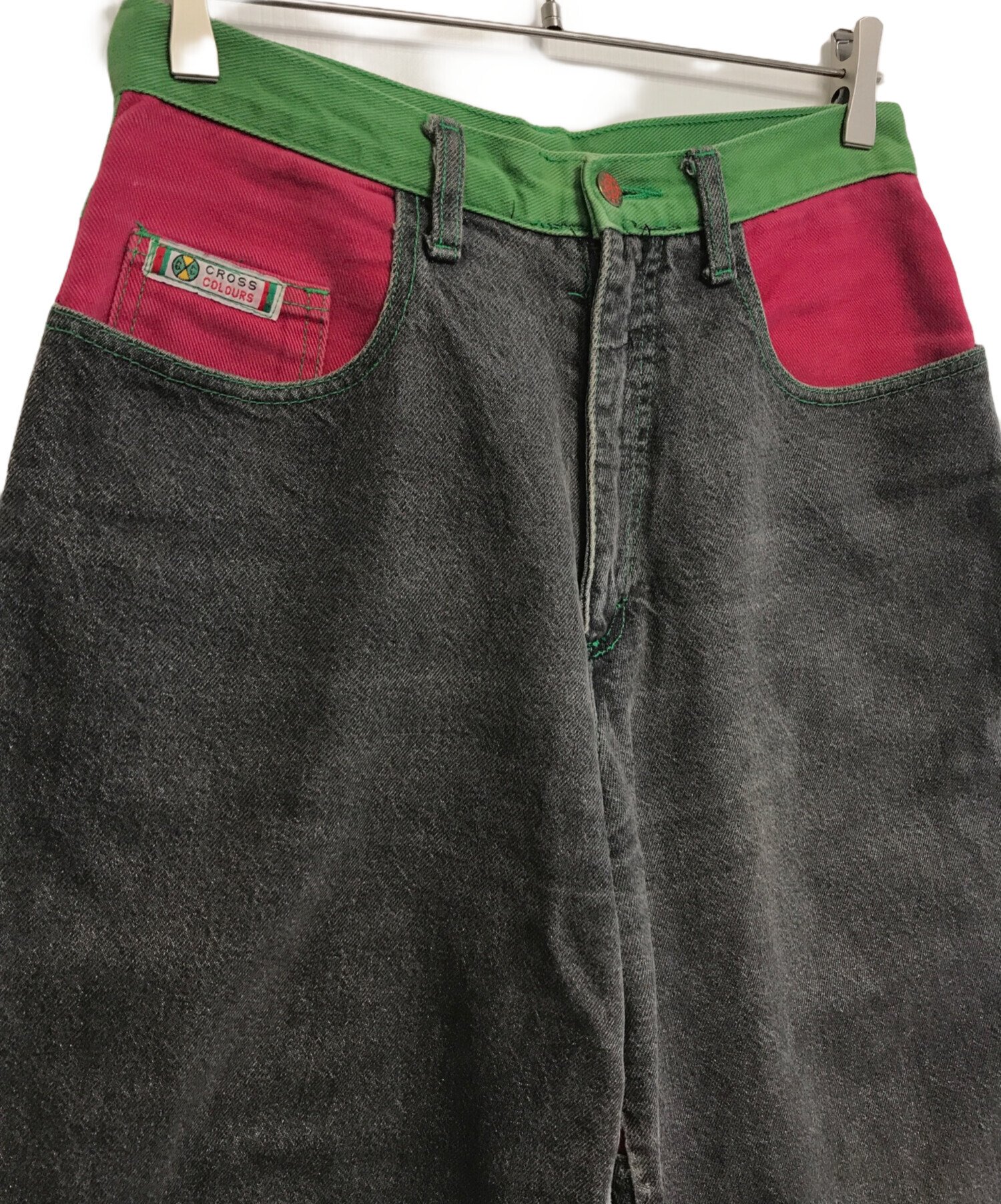 中古・古着通販】CROSS COLOURS (クロスカラーズ) デニムパンツ マルチ