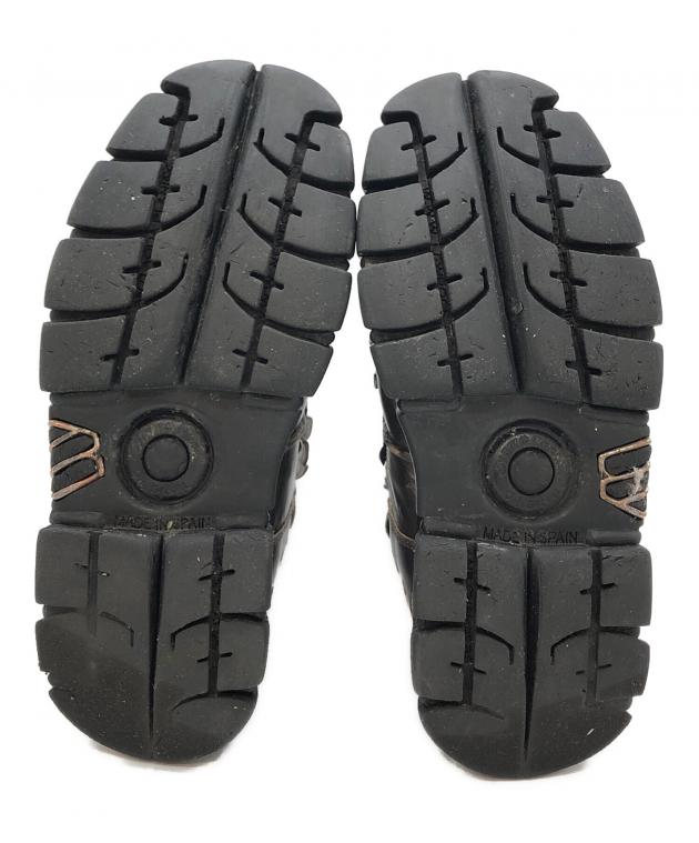 中古・古着通販】NEW ROCK (ニューロック) 厚底ブーツ グレー サイズ