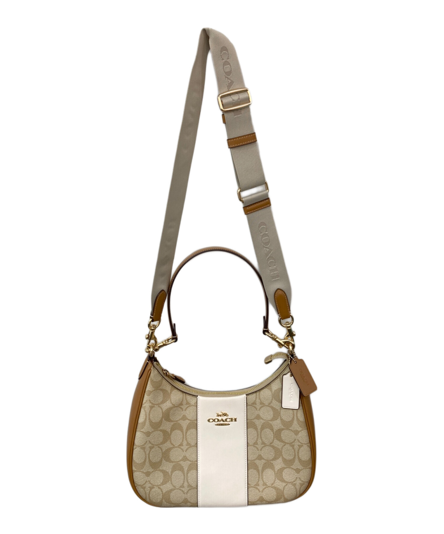 中古・古着通販】COACH (コーチ) シグネチャーキャンバス・ショルダー