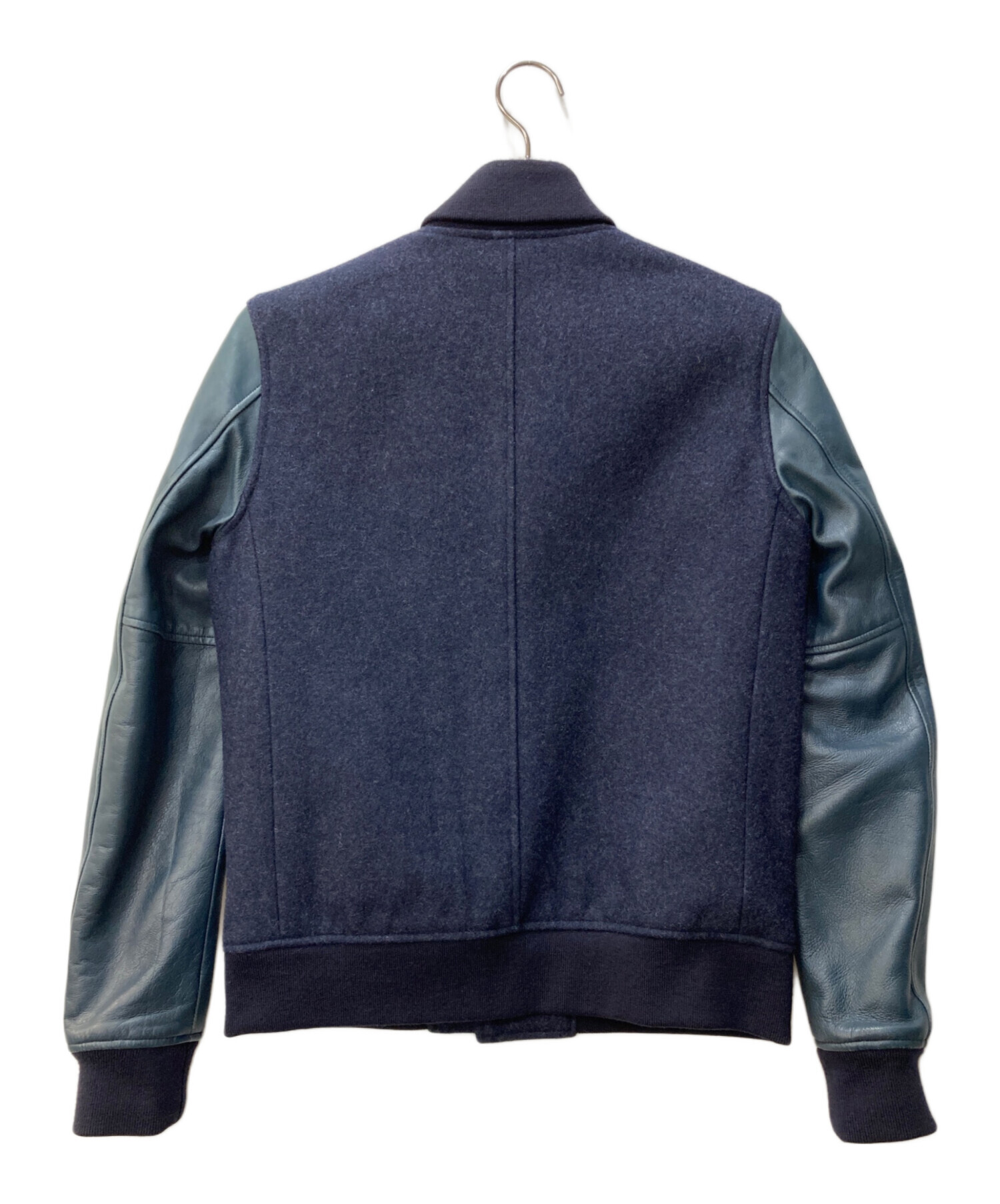 中古・古着通販】STUDIOUS (ステュディオス) レザー切替スタジャン