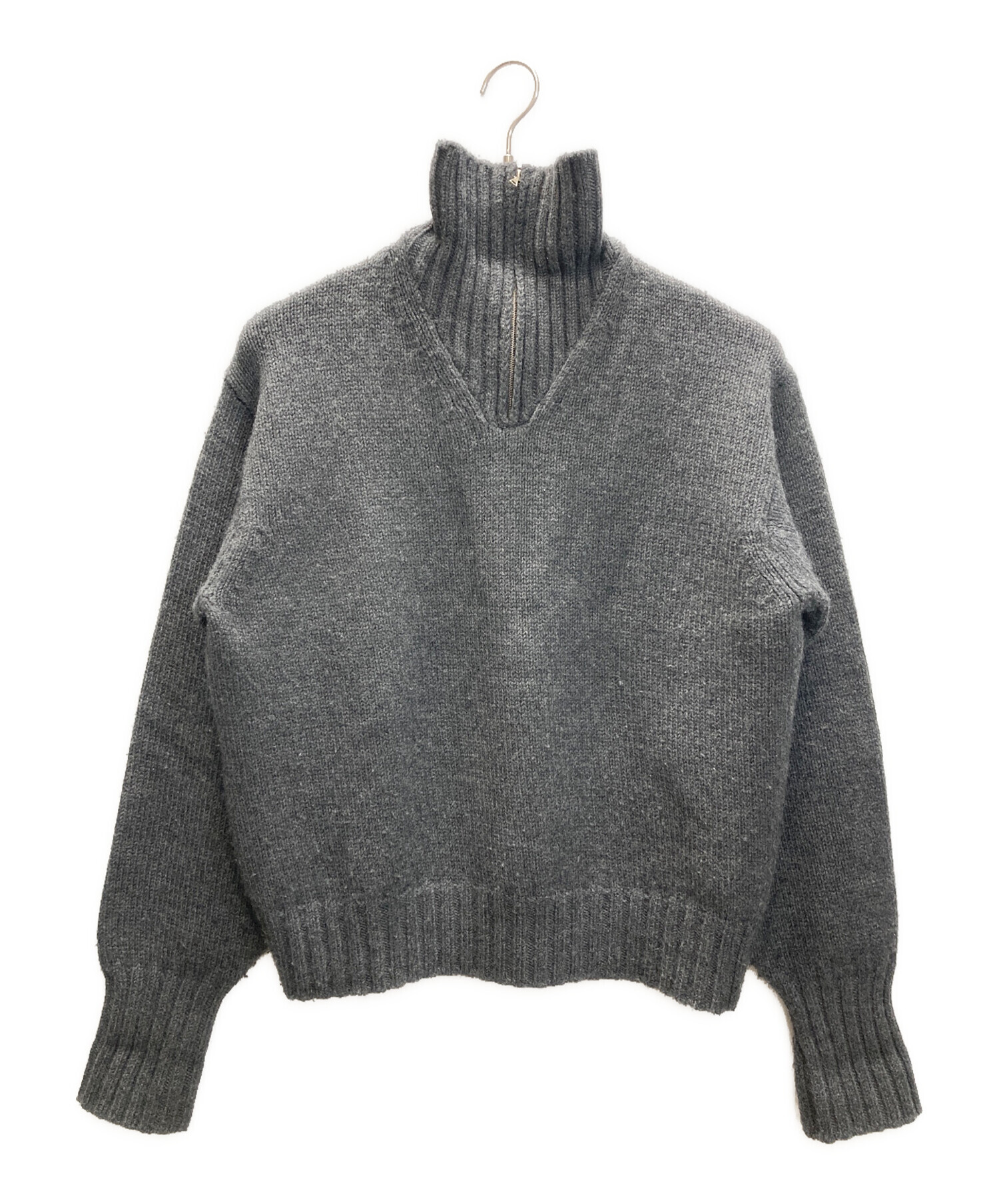 中古・古着通販】AURALEE (オーラリー) WOOL SOFT CORD KNIT HALF ZIP