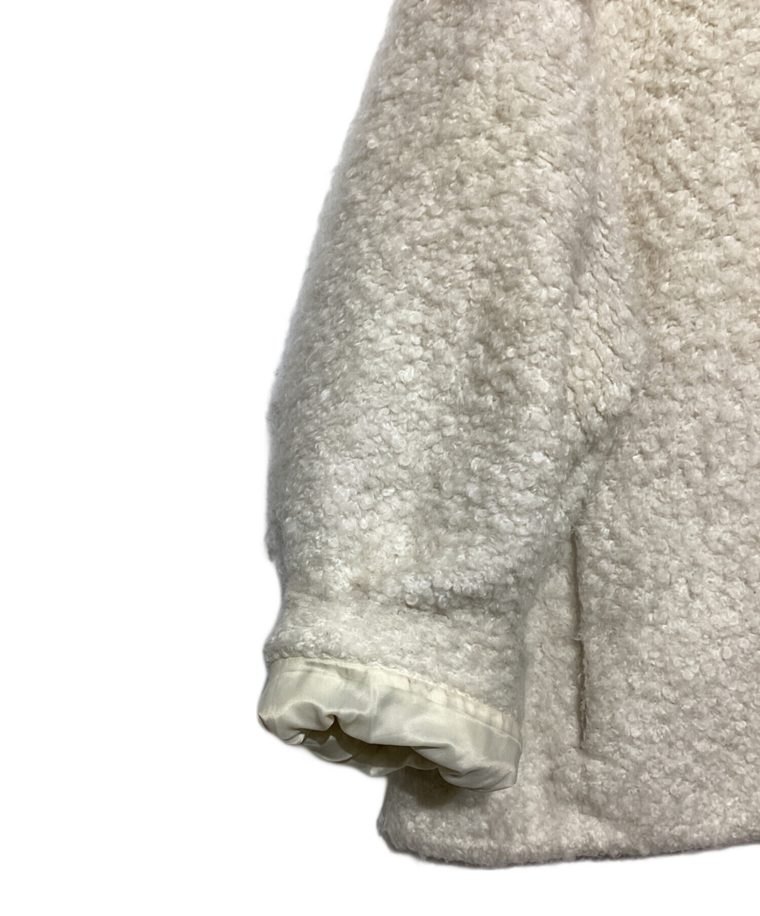 中古・古着通販】FRAY ID (フレイ アイディー) ウールモヘアブークレ