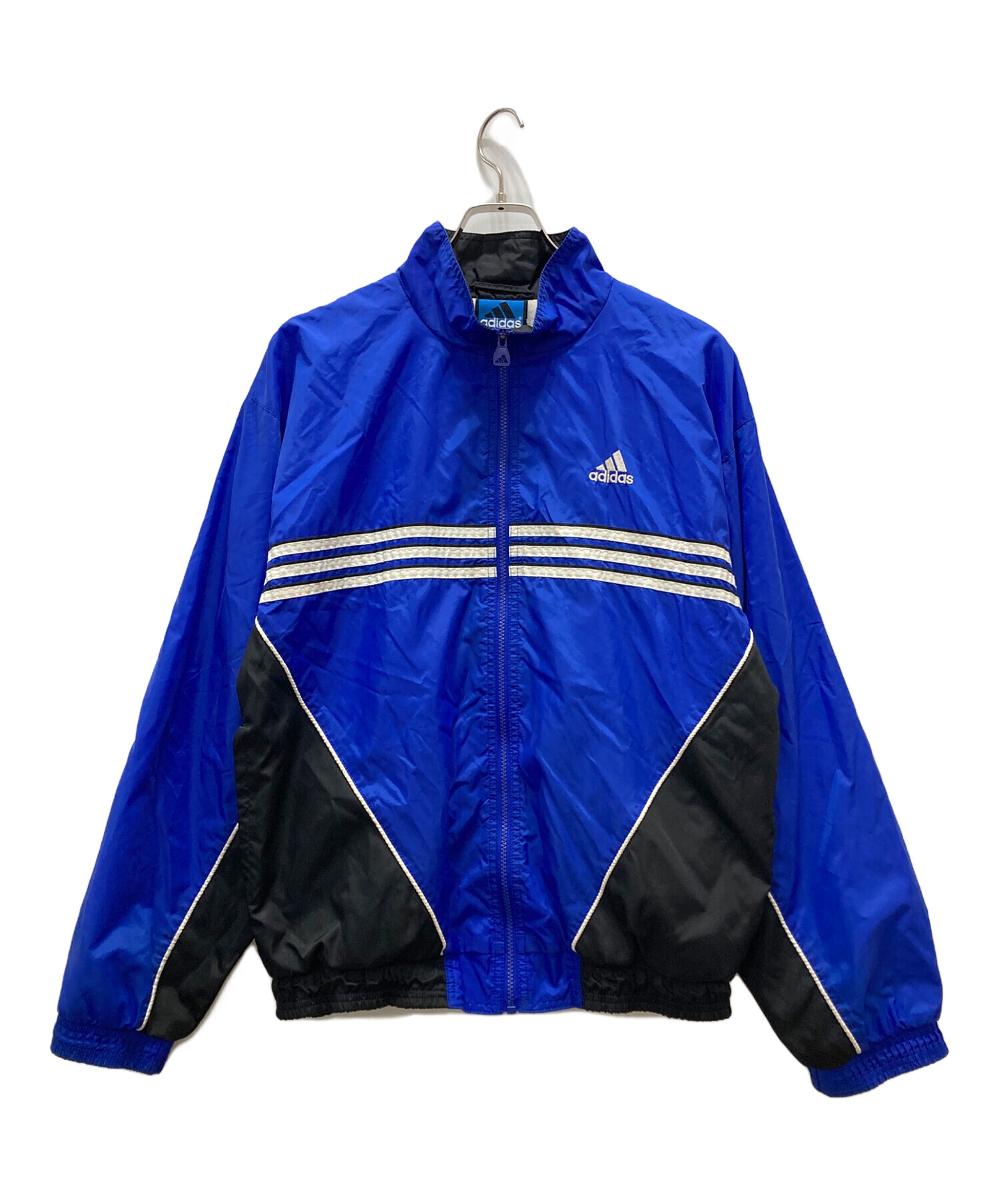中古・古着通販】adidas (アディダス) ジップアップジャケット ブルー