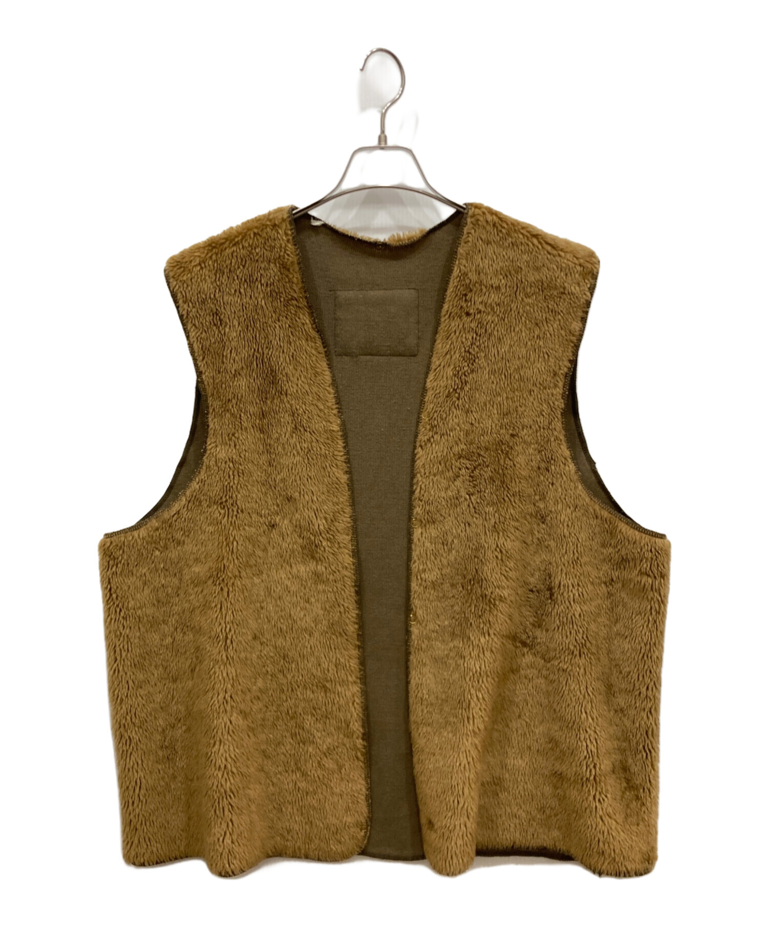 中古・古着通販】Barbour (バブアー) ファーベスト ブラウン サイズ