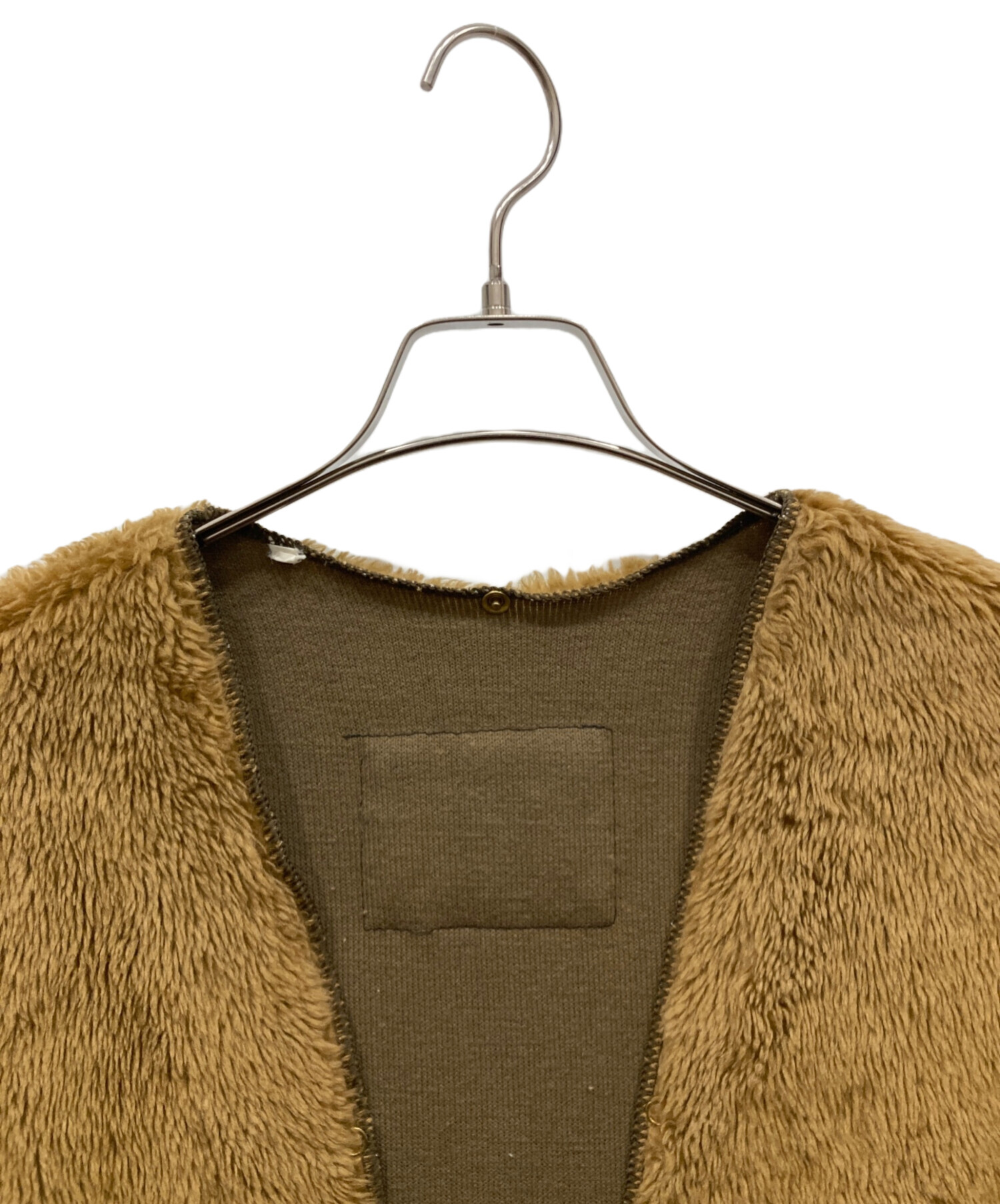 中古・古着通販】Barbour (バブアー) ファーベスト ブラウン サイズ