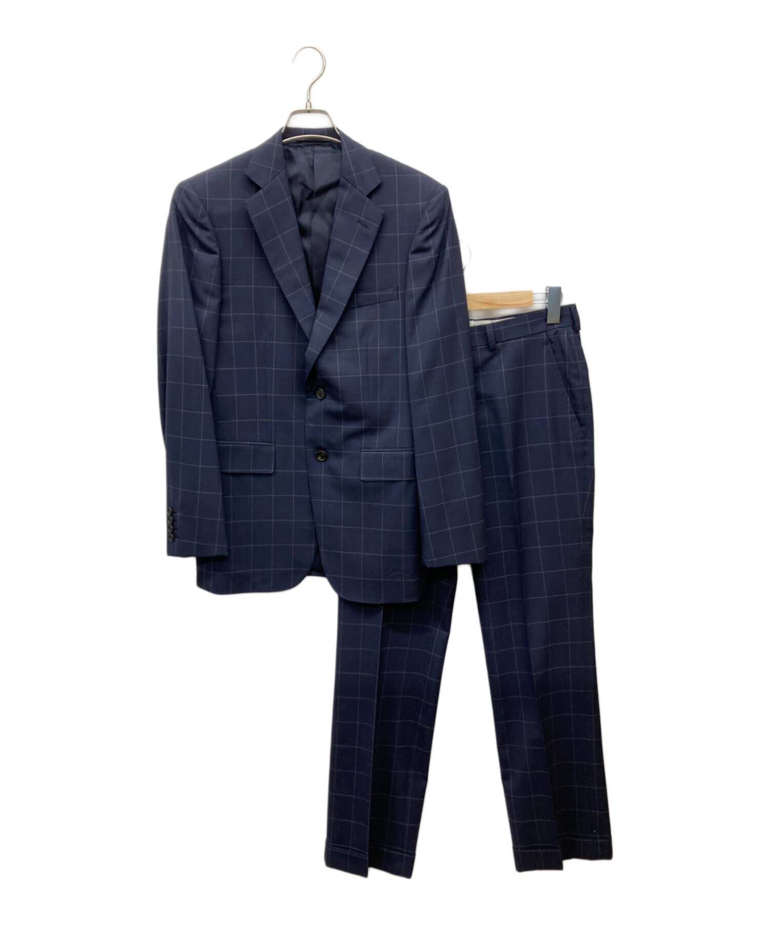 中古・古着通販】dunhill (ダンヒル) セットアップスーツ ネイビー