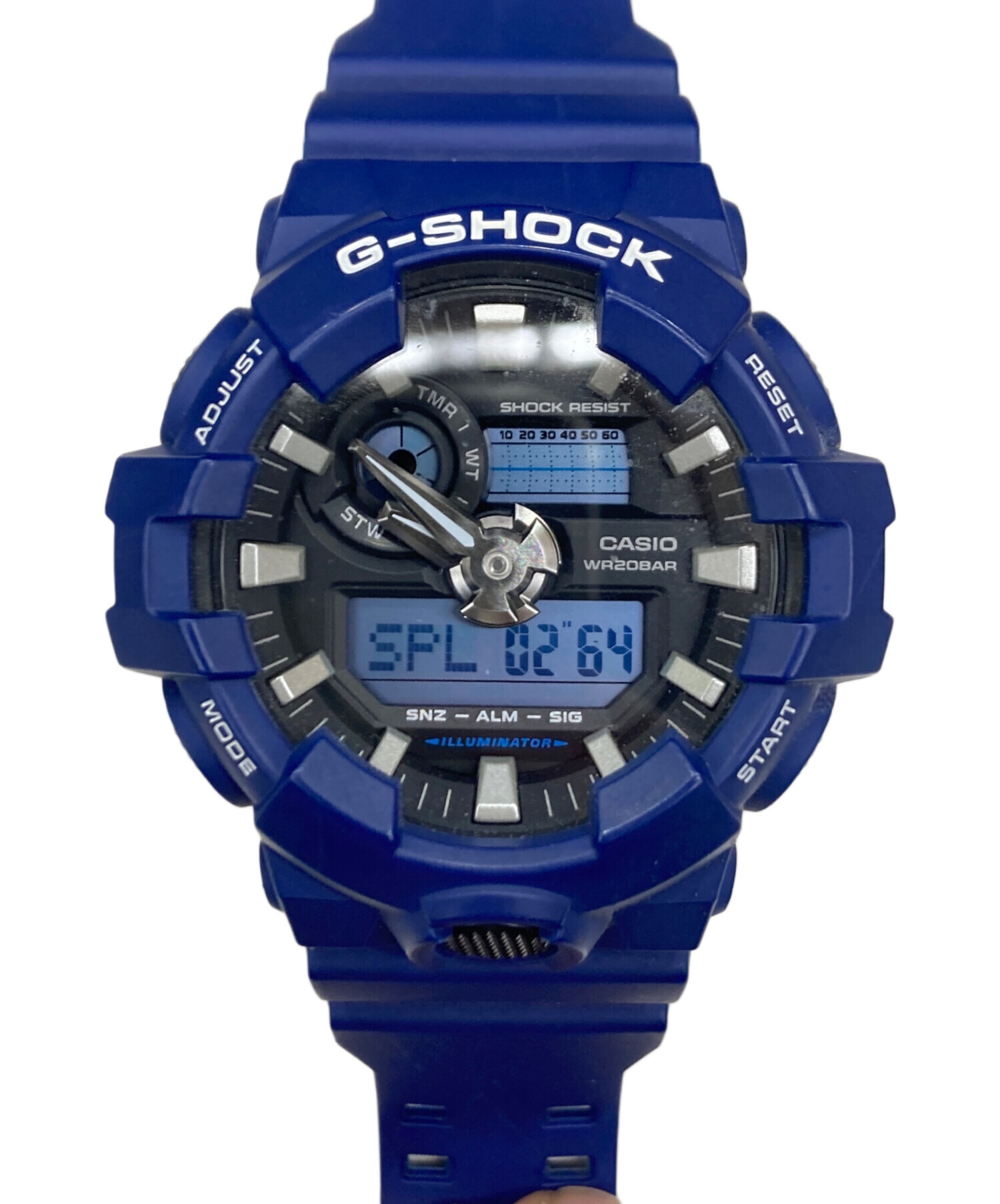 中古・古着通販】CASIO (カシオ) G-SHOCK/デジアナウォッチ ブルー