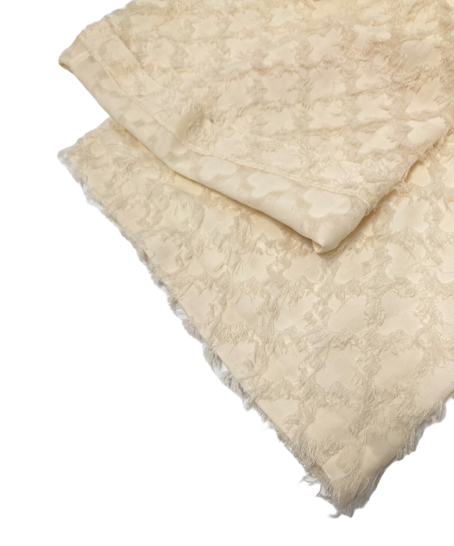 中古・古着通販】cygne (シーニュ) カットジャガードパンツ ベージュ