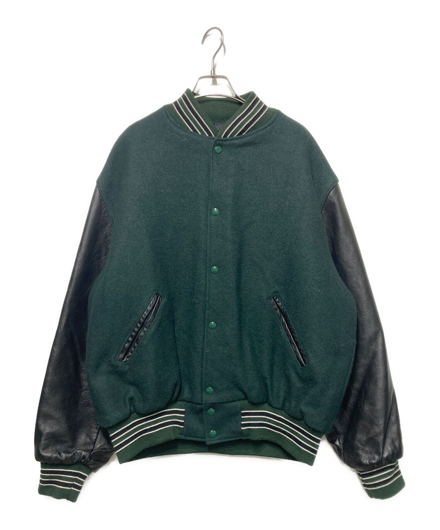 中古・古着通販】Holloway (ホロウェイ) スタジャン グリーン サイズ