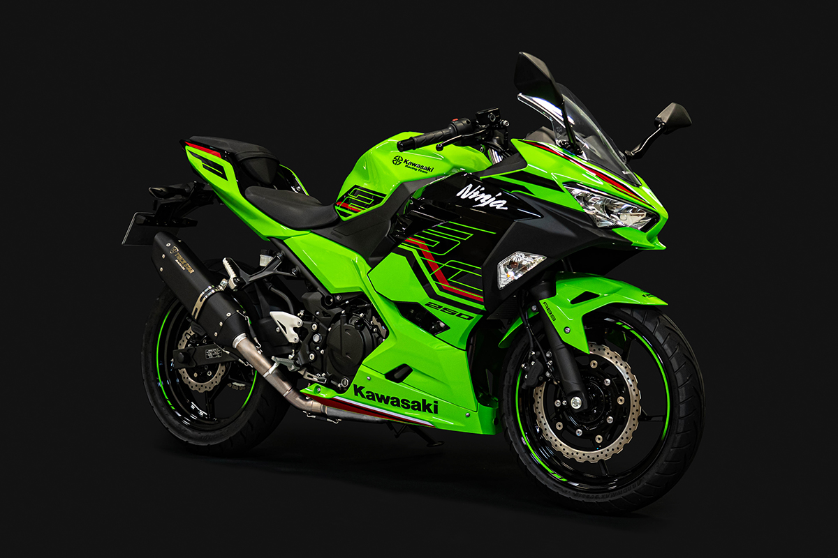 トリックスター / Ninja250 (23-24) 政府認証フルエキゾーストマフラー