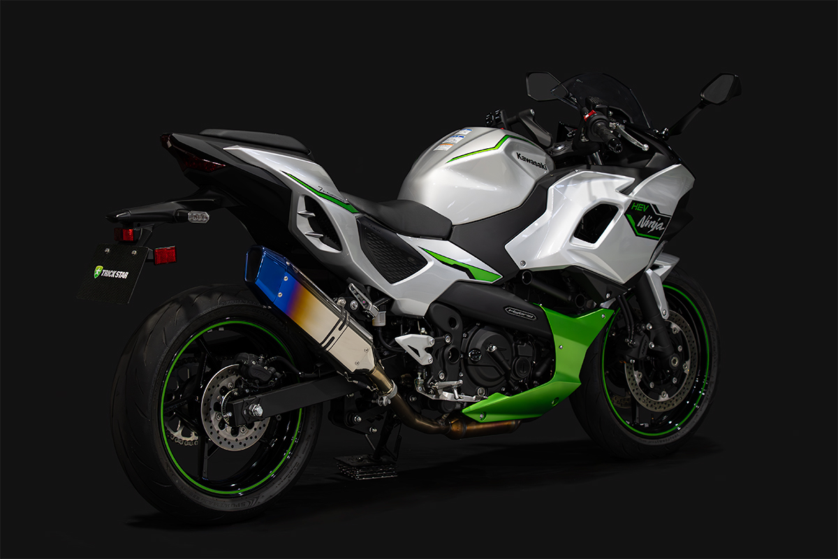 トリックスター / Ninja 7 hybrid 政府認証スリップオンマフラーIKAZUCHI