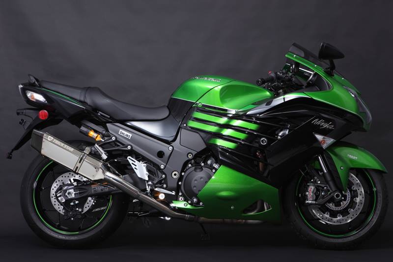 Ninja ZX-14R デュアルスリップオンマフラー発売 | TRICK STAR 製品