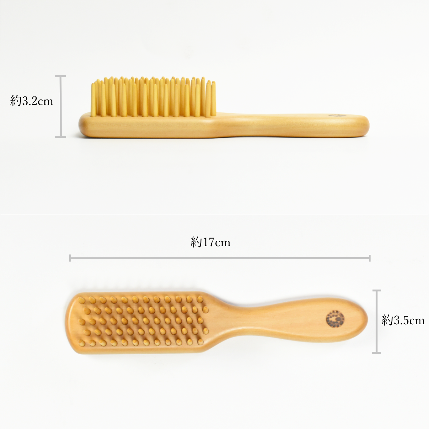 つげブラシ 5列 小 丸 | 別府つげ工芸