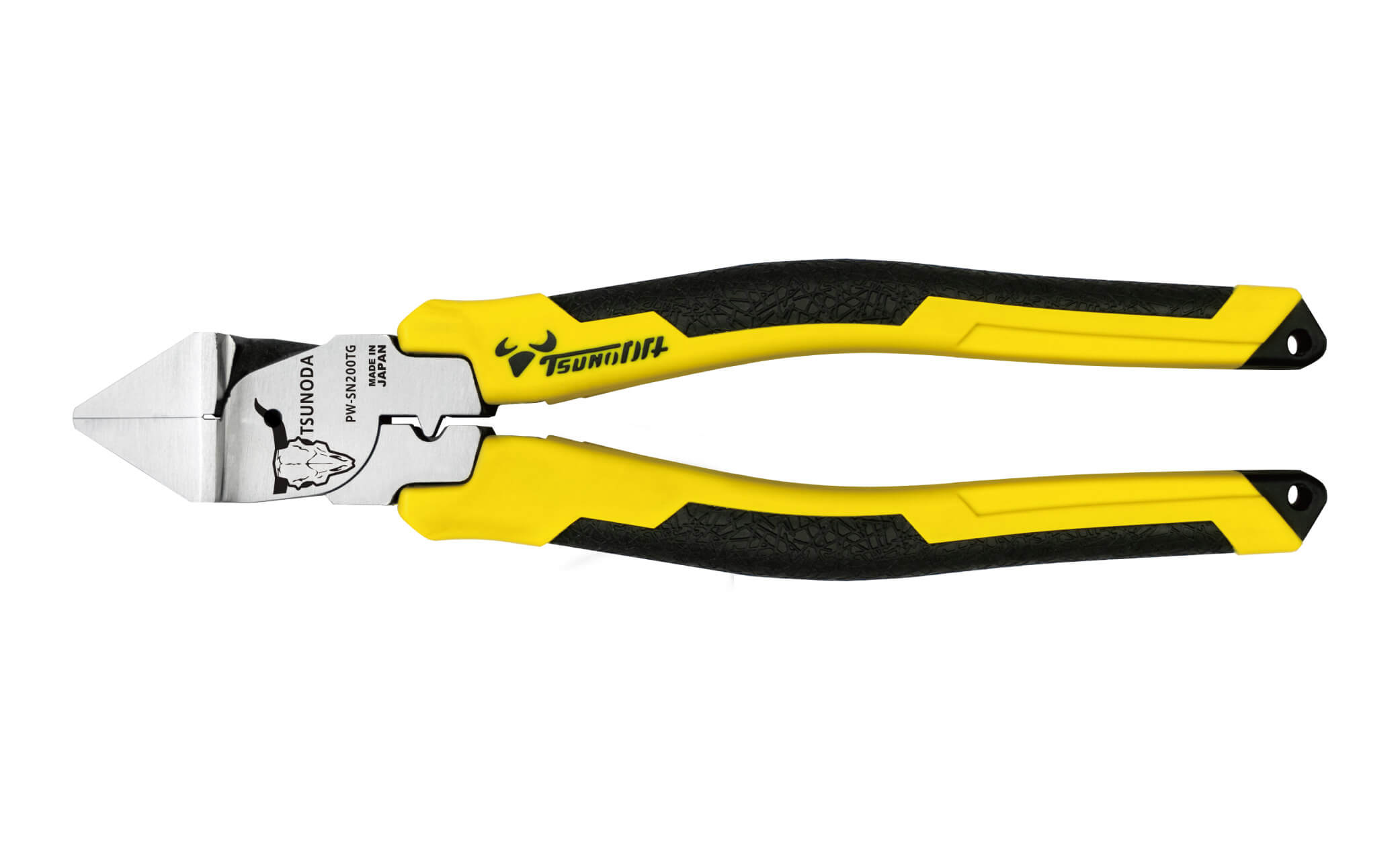 PW-SN200TG 電工パワー斜めニッパー 200mm 株式会社ツノダ