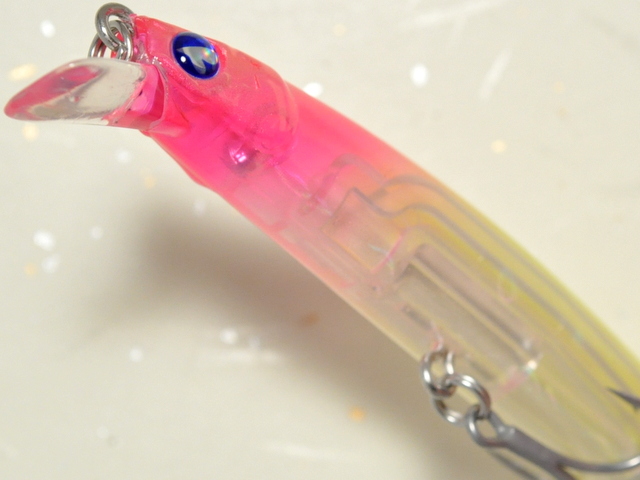 ブルーブルー ブローウィン80S：＃08 ピンク/チャートクリア【ネコポス