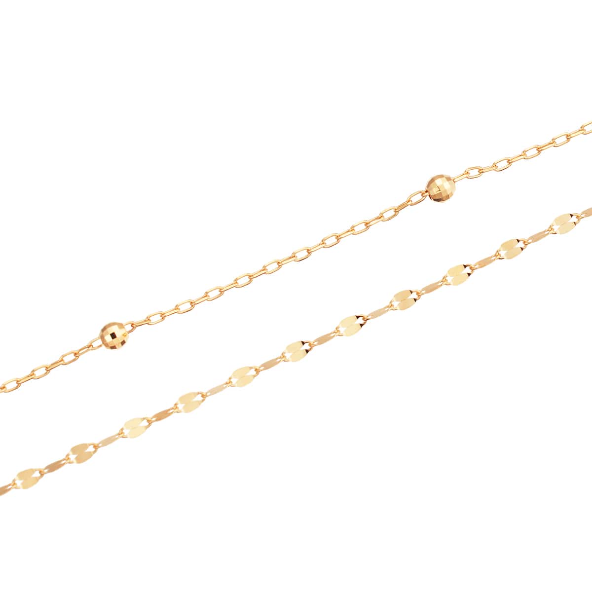 K18イエローゴールドアンクレット(RBL526)|TSUTSUMI（ジュエリーツツミ