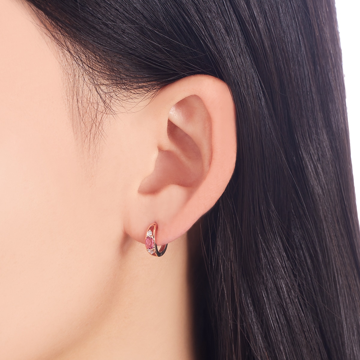 K10ピンクゴールドピンクトルマリンピアス(RPE482-003)|TSUTSUMI