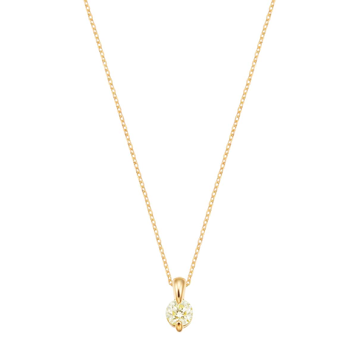 K18イエローゴールドモルガナイトネックレス(RPN026-001)|TSUTSUMI