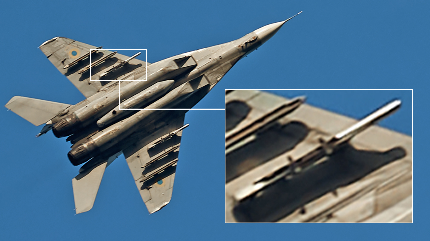 Ukrainian MiG-29 Fighter Appears With Mystery Weapon Pylons