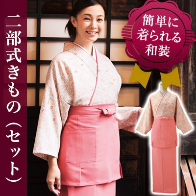 二部式着物セット/雲井ぼかし草小紋柄[女性用](33-OD253SET) | 株式