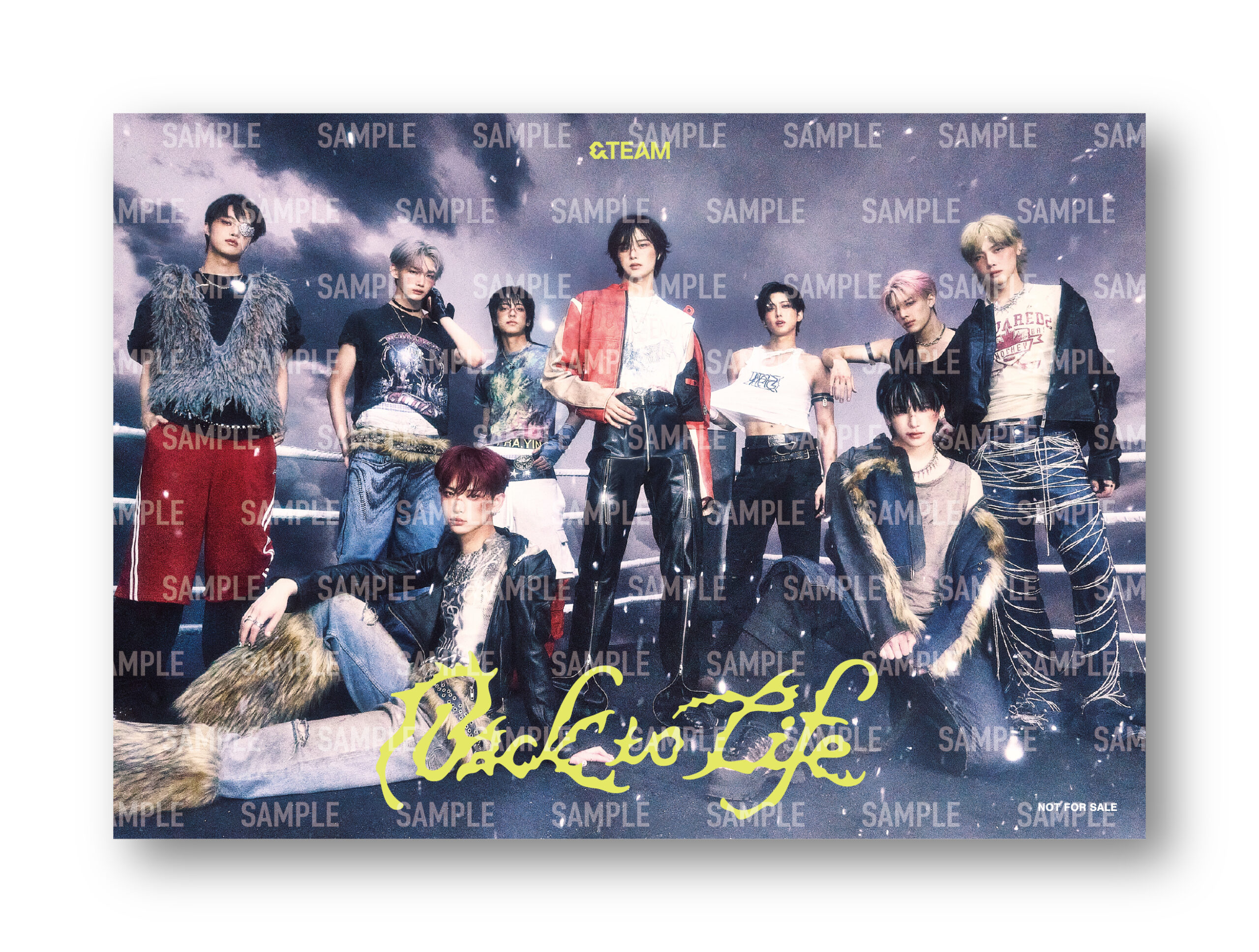 &TEAM KR 1st Mini Album 'Back to Life' 予約開始！ - &TEAM