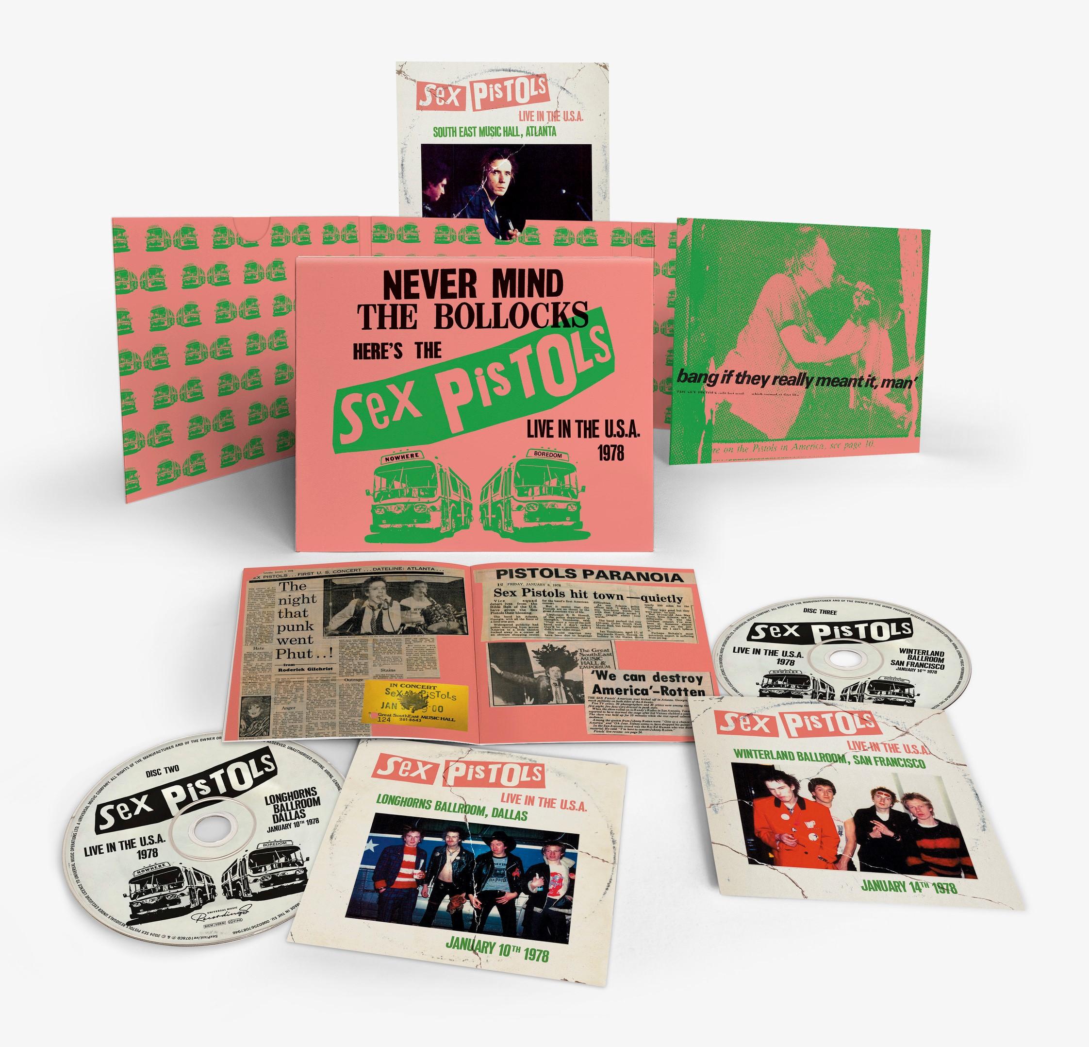 SEX PISTOLS NEW ALBUMS: LIVE IN THE USA 1978 – Press Releases