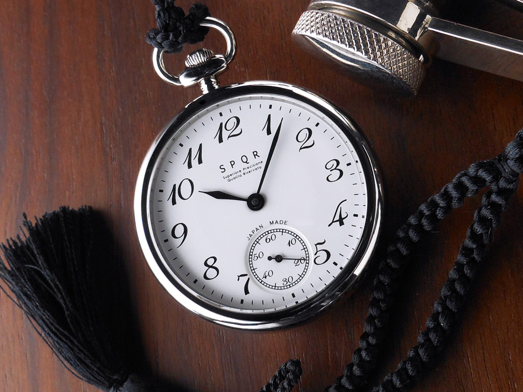 SPQR＜Superiore＞手巻き機械式懐中時計/メカニカルポケットウォッチ