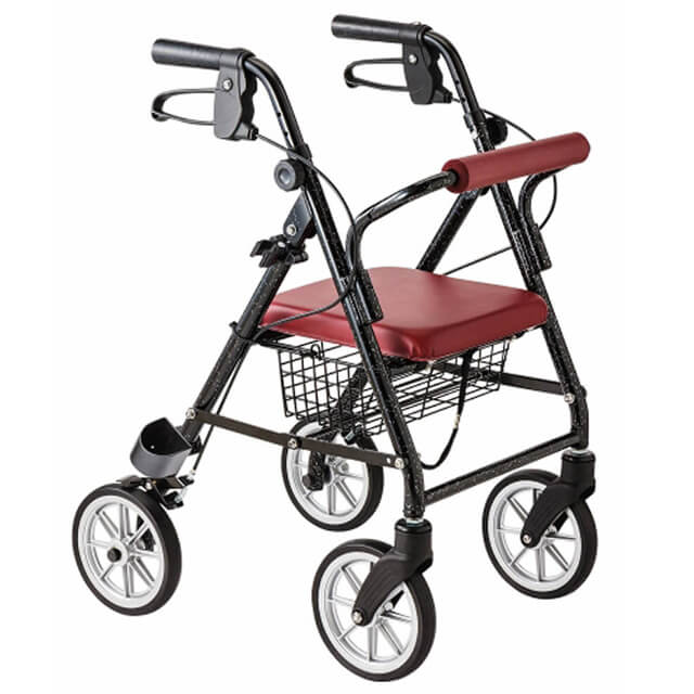 竹虎 117504 レッツゴーミニ 室内用歩行器 (ウォールナット/トレイ