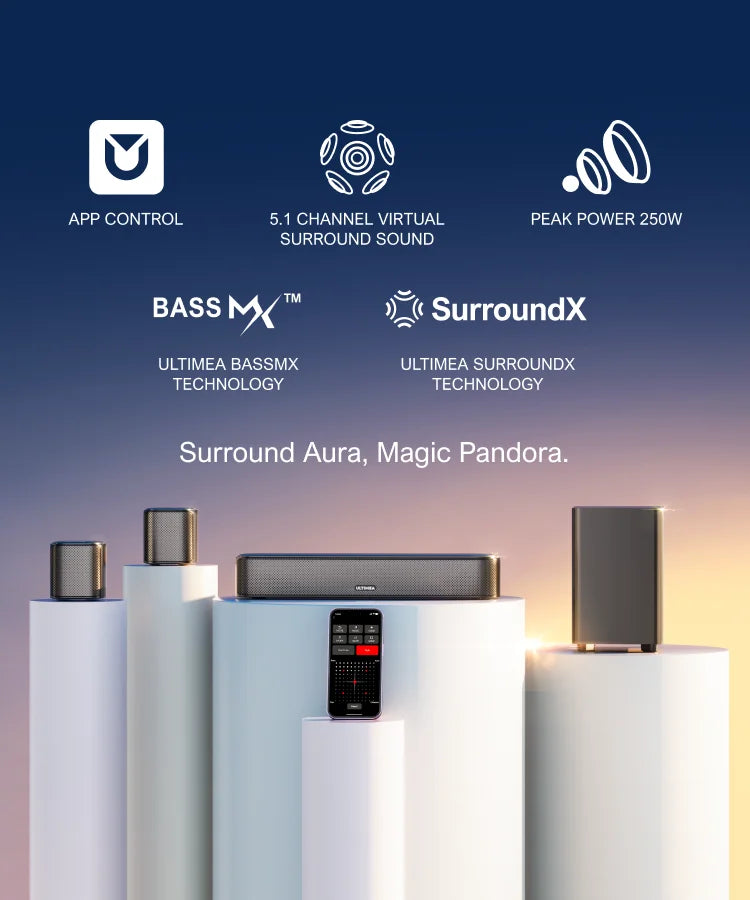 Refurbished Aura A30 5.1 Soundbar with App Control