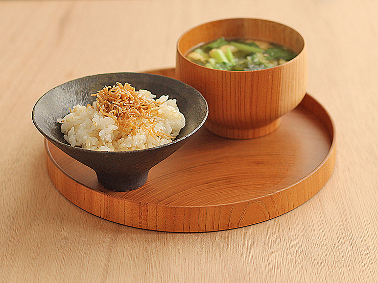田代倫章の黒灰釉ご飯茶碗／ご飯茶碗/汁椀｜和食器・種類／和食器通販