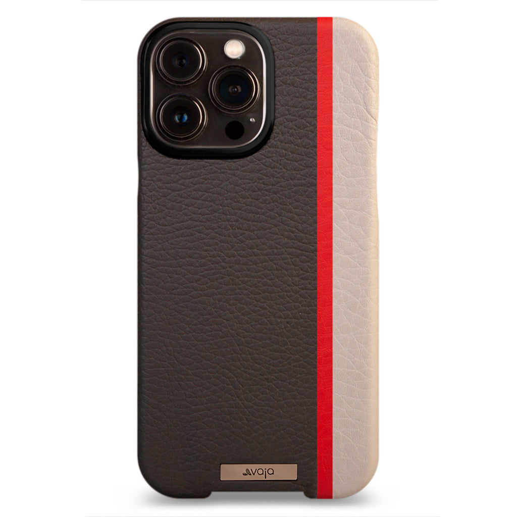 GT-R Grip iPhone 13 Pro Max leather case - Vaja