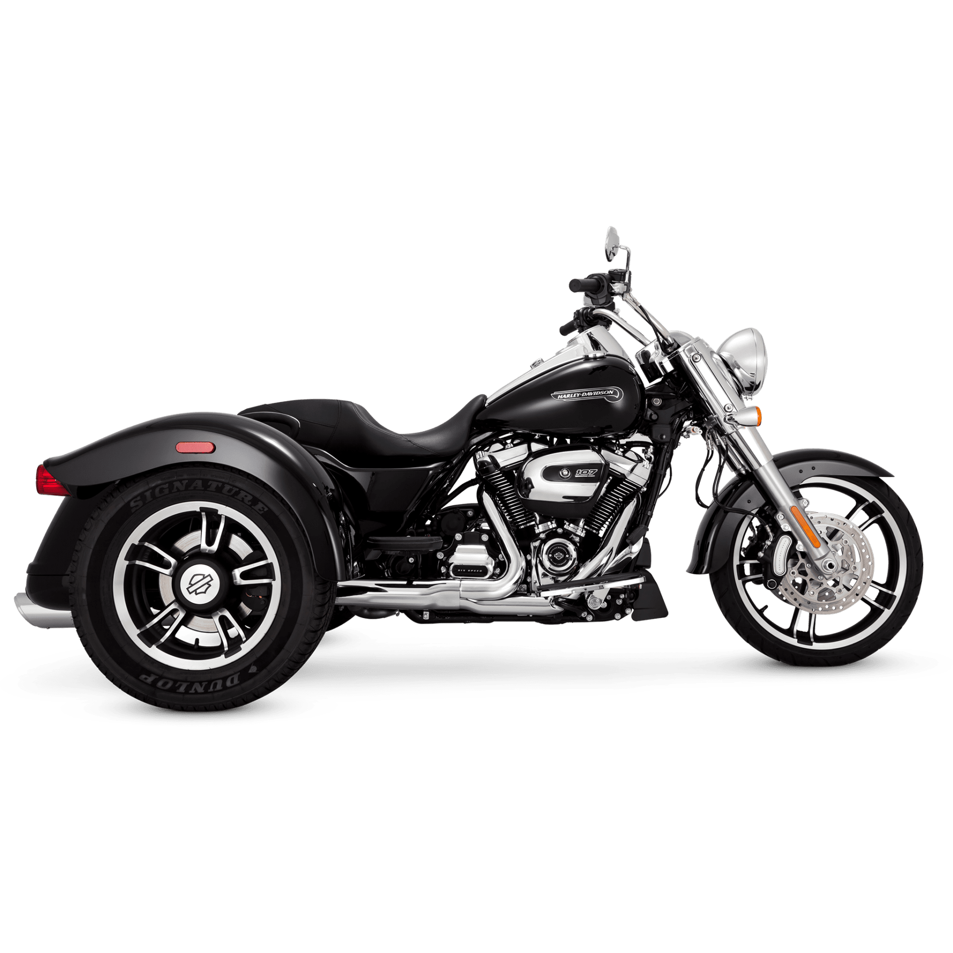 TWIN SLASH ROUND SLIP-ONS - Vance & Hines