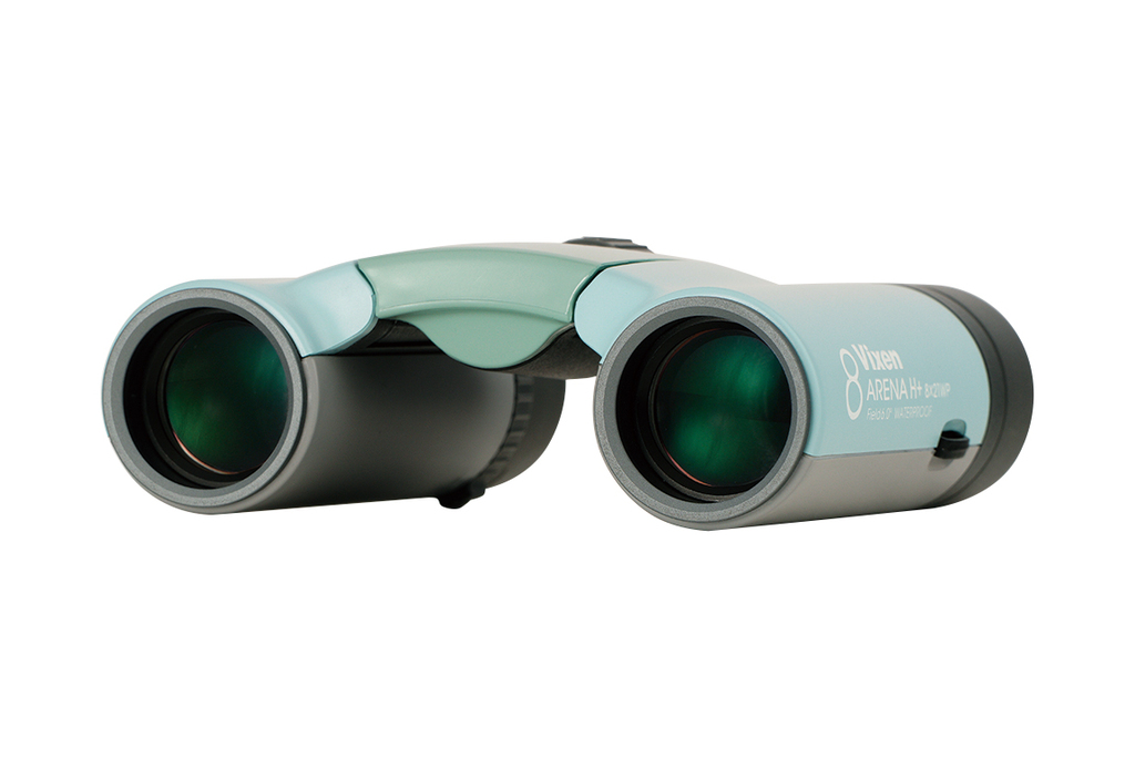 5パターンのボディカラー。コンパクトな倍率8倍の双眼鏡「アリーナH+ 8