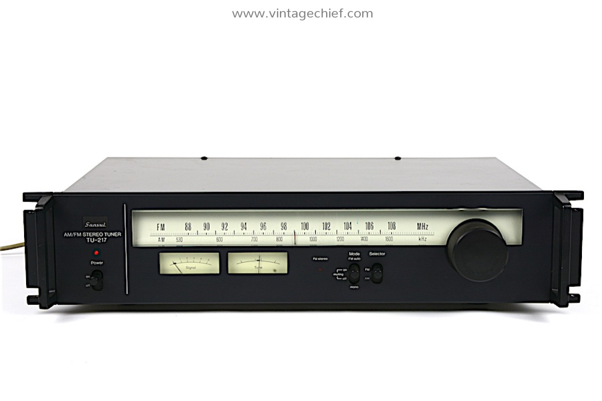 Sansui TU-217 FM AM Tuner With Rack Handles
