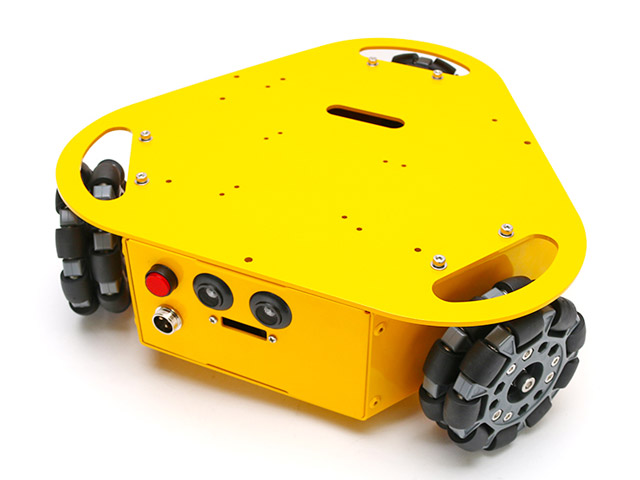 組立済】3WDオムニホイールロボット(三角タイプ） (10003) : ロボット
