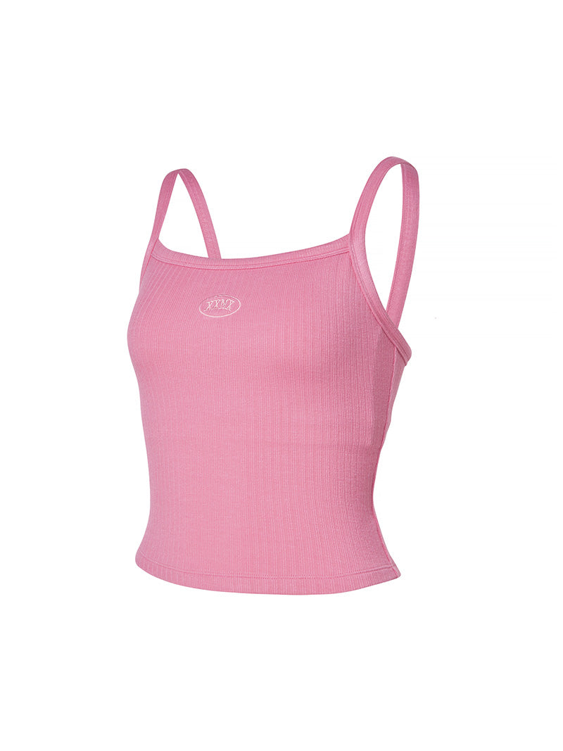 XTFBR01H2 リブ ストレッチ パッド付き キャミソール