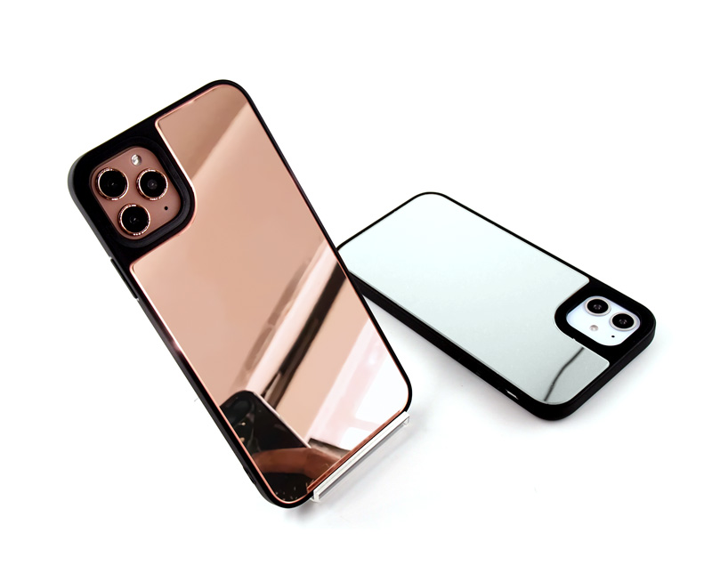 背面ミラーの耐衝撃iPhoneのオリジナル印刷を1個から作成｜耐衝撃