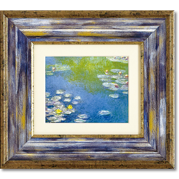 純粋な手描きの油絵 モネ スイレン 応接間掛画56 純粋な手描きの油絵