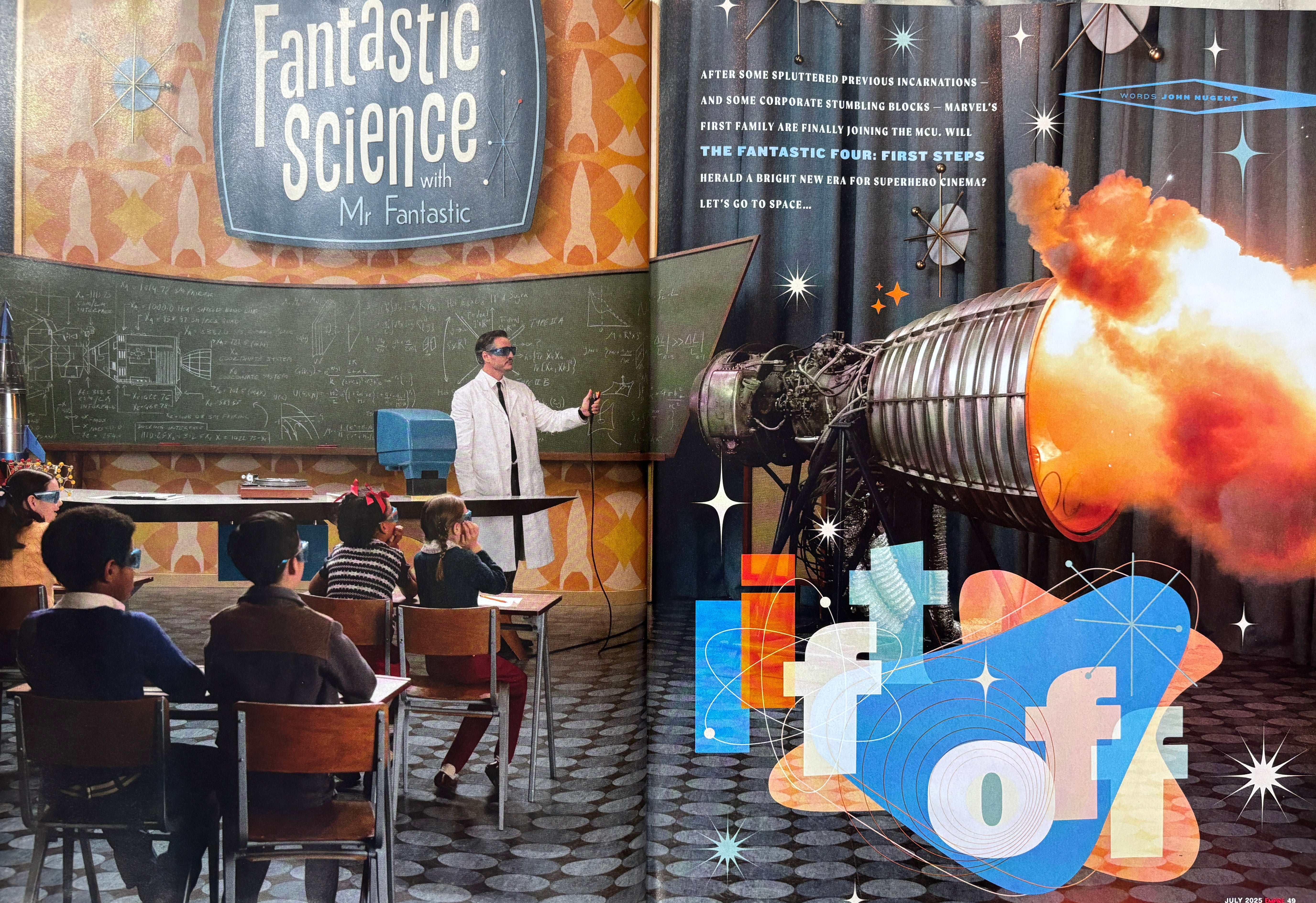 Empire Magazine July 2025 The Fantastic Four - First Steps Joseph